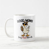 Lustige Gans Mama Kaffeetasse Gute Mütter sagen sc (Links)