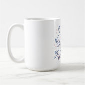 Lustige Gans-Muster Kaffeetasse (Links)