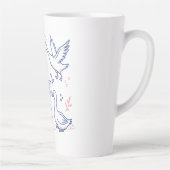 Lustige Gans-Muster Milchtasse (Rechts)