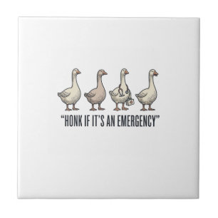 Lustige Gans Not-Hupe Vintage-Shirt-Design_1 Fliese