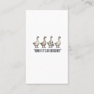 Lustige Gans Not-Hupe Vintage-Shirt-Design_1 Visitenkarte