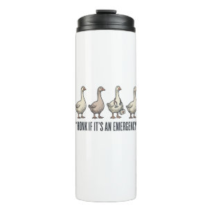 Lustige Gans Not-Hupen Vintage-Shirt-Design_1 Thermosbecher