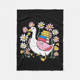 Lustige Gans oops ich habe ein weiteres Buch gekau Fleecedecke