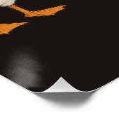 Lustige Gans Zeichensatz Poster (Ecke)
