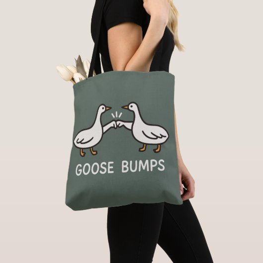 Lustige Gänsehaut Cartoon Tasche (Von Nahem)