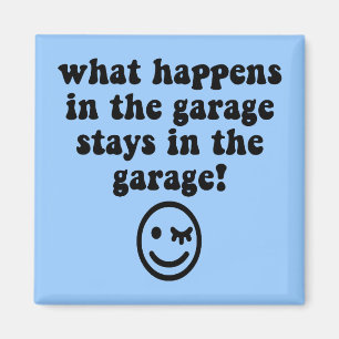 Lustige Garage Magnet