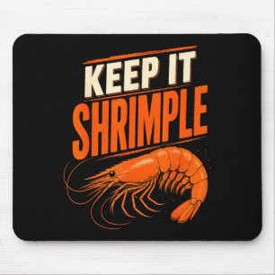 Lustige Garnelen Cajun-Meeresfrüchte Mousepad