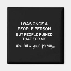 Lustige Garnperson Stricken Häkeln Humor Geschenk  Magnet