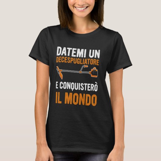 Lustige Gärtnerkleidung Bürstenschneider T-Shirt (Vorderseite)