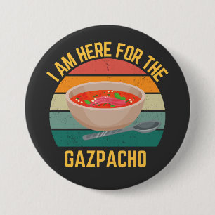 Lustige Gazpacho Button