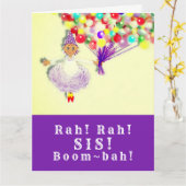 lustige Geburtskarte Karte (Gelbe Blume)