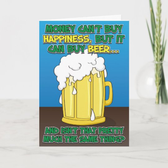 Lustige Geburtstags Karte Fur Mann Bier Karte Zazzle De