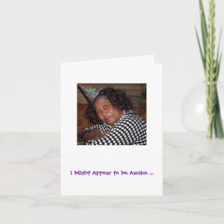 LUSTIGE GEBURTSTAGS-KARTE KARTE