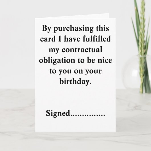 Lustige Geburtstags-Karte Karte (Vorderseite)