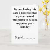 Lustige Geburtstags-Karte Karte (Gelbe Blume)