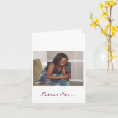 LUSTIGE GEBURTSTAGS-KARTE KARTE (Gelbe Blume)