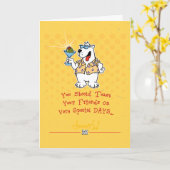 Lustige Geburtstags-Karte Karte (Gelbe Blume)