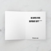 Lustige Geburtstags-Karte Shakespeare Karte (Innenseite)