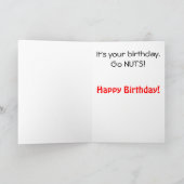 Lustige Geburtstags-Wünsche - Erdnuss-Cowboy Karte (Innenseite)