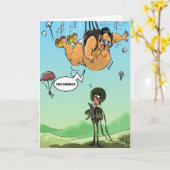 Lustige Geburtstags-Wünsche - Geronimo Karte (Gelbe Blume)