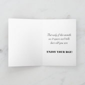 lustige Geburtstagsbeleidigung Karte (Innenseite)