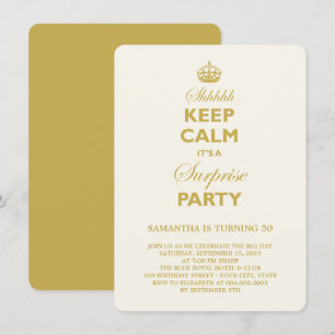 Lustige Geburtstagseinladung mit Überraschung zum  Einladung