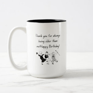 Lustige Geburtstagsgeschenke Für Freunde Und Gesch Zweifarbige Tasse