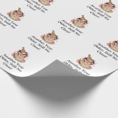 Lustige Geburtstagskarte Geschenkpapier (Ecke)