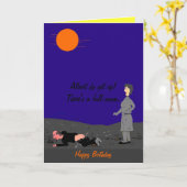 Lustige Geburtstagskarte Karte (Gelbe Blume)