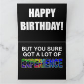 lustige Geburtstagskarte Karte (Innenseite)