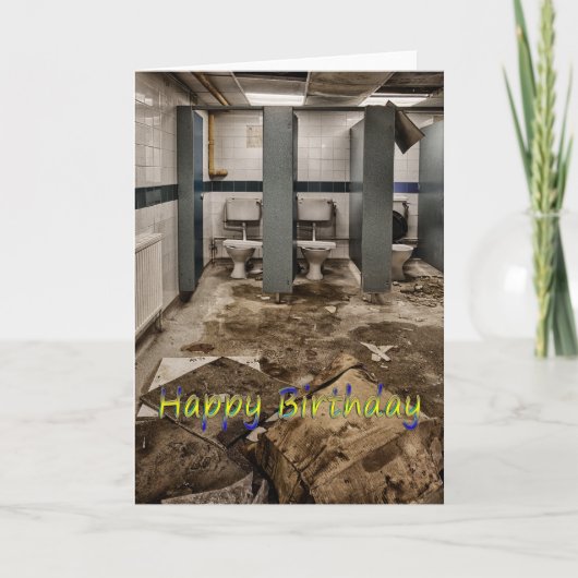 Lustige Geburtstagskarte Karte (Vorderseite)