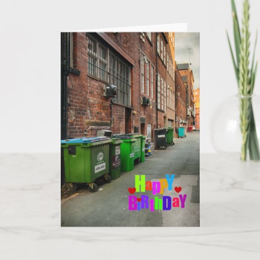 Lustige Geburtstagskarte Karte (Vorderseite)