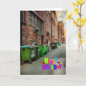 Lustige Geburtstagskarte Karte (Gelbe Blume)