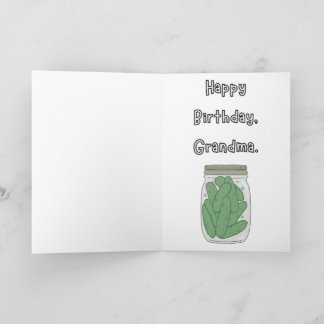 Lustige Geburtstagskarte - Omas Geburtstag Karte