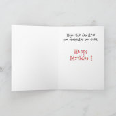 Lustige Geburtstagskarten: Befriedigender Tag Karte (Innenseite)