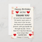 lustige Geburtstagskarten für Mama (Vorne/Hinten)