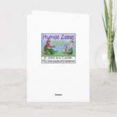 Lustige Geburtstagskarten: Hund klatschen Karte (Rückseite)