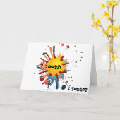 "lustige Geburtstagskarten" Karte (Gelbe Blume)