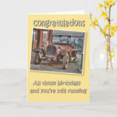 "lustige Geburtstagskarten" Karte (Gelbe Blume)