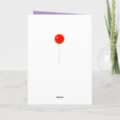 lustige Geburtstagsschwester Karte (Rückseite)