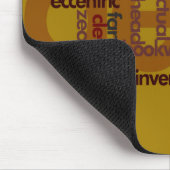 Lustige Geeky Wort-Wolke Mousepad (Ecke)