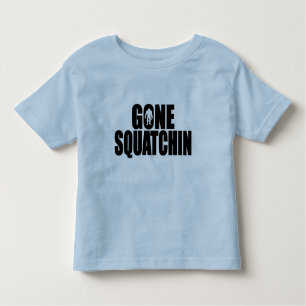 Lustige GEGANGENE SQUATCHIN Entwurf spezielle Kleinkind T-shirt