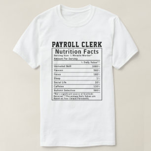 Lustige Gehaltsabrechnungsangestellte Ernährungsfa T-Shirt