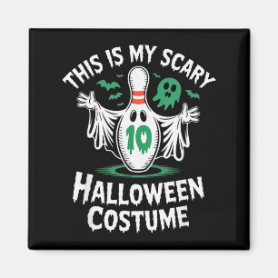 Lustige Geister-Bowling-Liga-Team-Halloween-Humor- Magnet