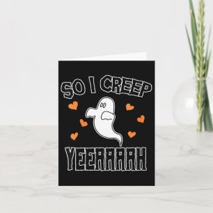 Lustige Geister-Halloween-Sarkasmus-Kunst für Frau Karte