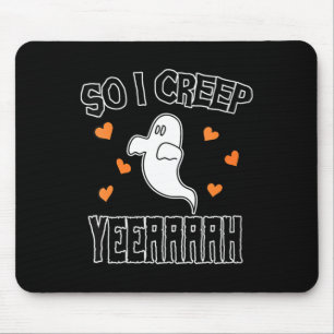 Lustige Geister-Halloween-Sarkasmus-Kunst für Frau Mousepad