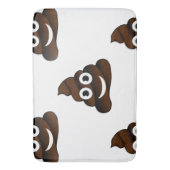 lustige gekackt Emoji Badewanne Badematte (Vorderseite Vertikal)