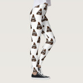 lustige gekackt Emoji-Leggings Leggings (Rechts)