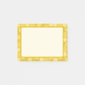 Lustige gelbe Blütenblätter Post-it-Notizen Post-it Klebezettel (Vorderseite)