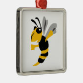 Lustige gelbe Jacken-Primitiv-Kunst Ornament Aus Metall (Rechts)